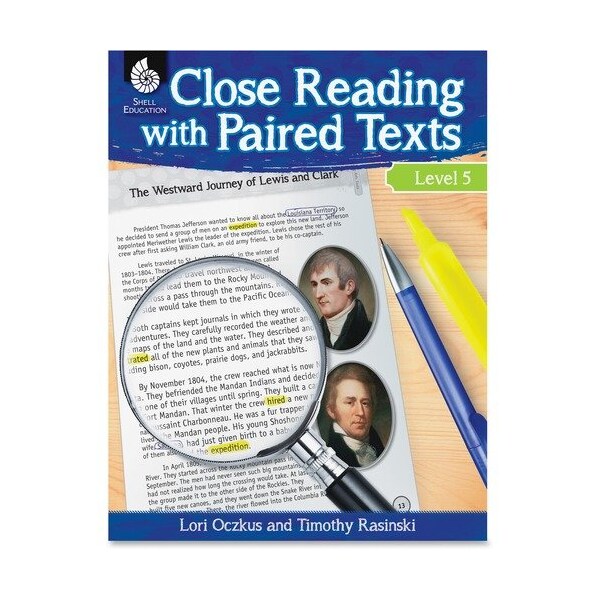 Shell Education Teacher Created Materials Close Reading w Paired Texts, Grade 5, Ast SHL51361 - main